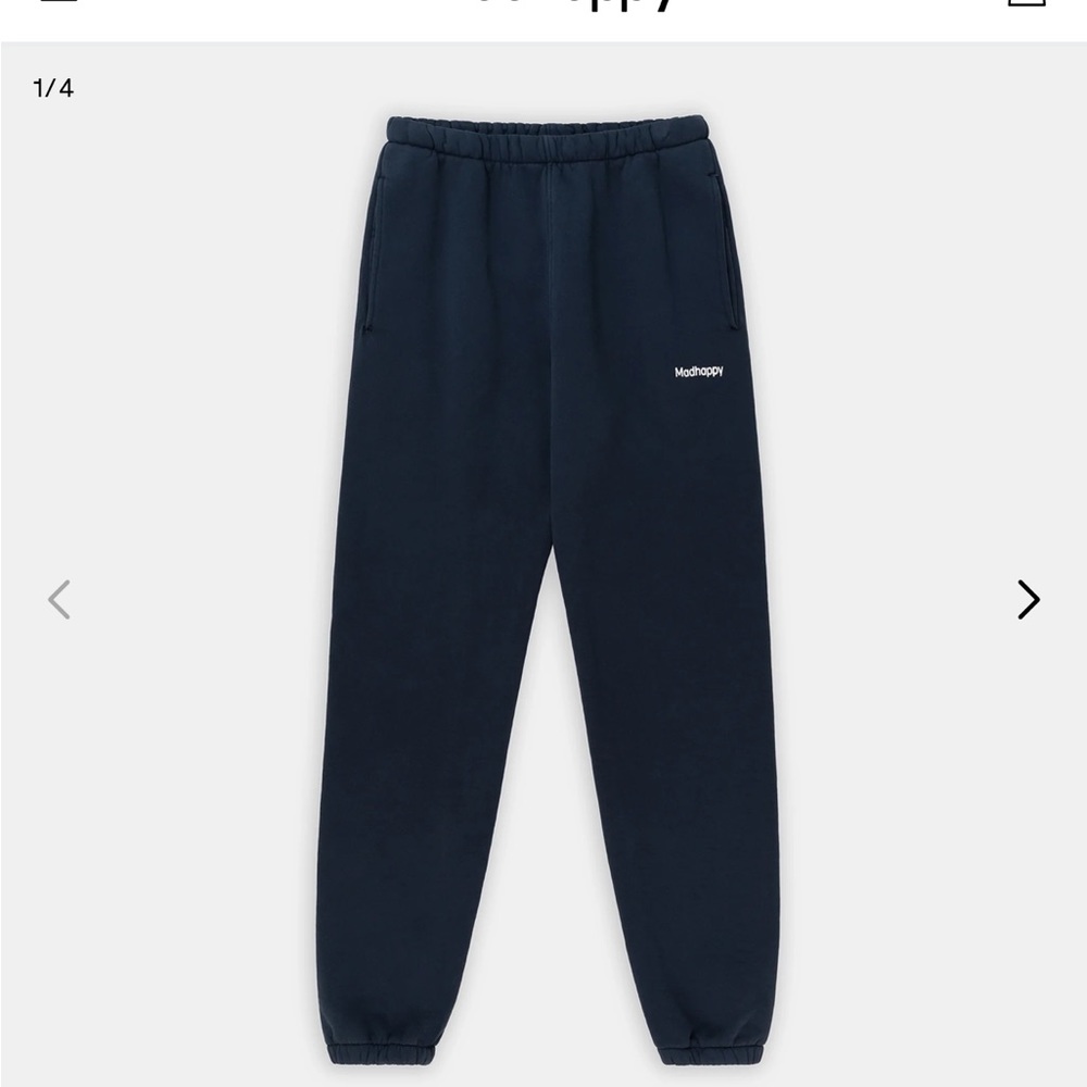 MadHappy Classic Fleece Sweatpants in Navy